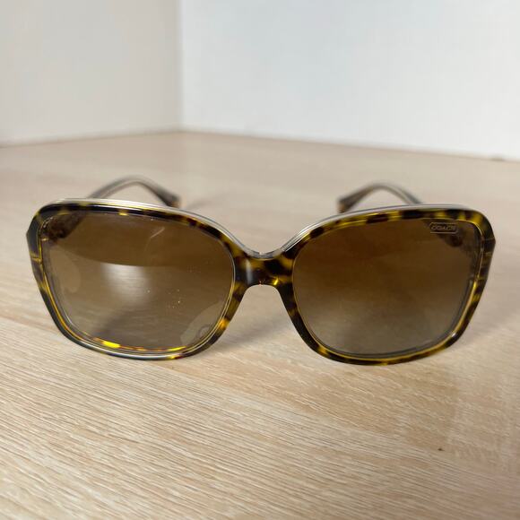Coach HC8009 (L020 Frances) 5049/T5 READ DESC Sunglasses Tortoise 57-15-135 main image 14